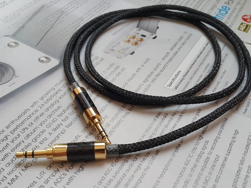 1meter occ silver 3.5mm to 3.5mm mini Aux Stereo Audio Cable - Picture 3 of 3