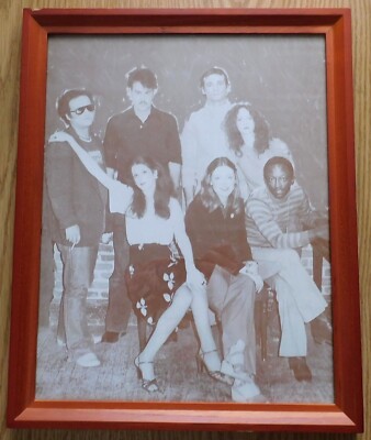 1970's Saturday Night Live Original Cast Photo Picture Framed 12 x 15'' SNL