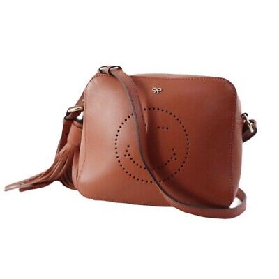 ANYA HINDMARCH Wink Smiley Shoulder Bag Leather | eBay ANYA HINDMARCH Wink Smiley Shoulder Bag Leather | eBay
