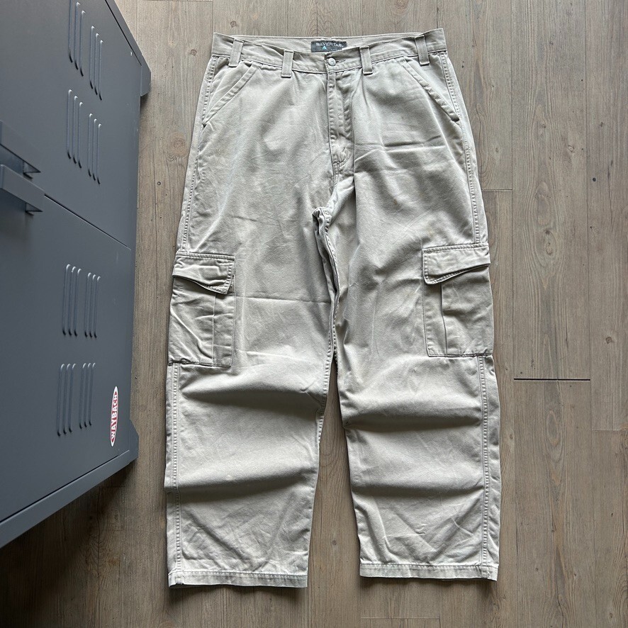 VINTAGE | Levis SilverTab Baggy Cargo Pants sz W36 L32 | eBay