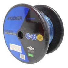12 AWG Silver Tinned 100 Oxygen Free Copper Blue/Gray Speaker Wire Lot Kicker