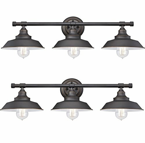 Hill Three-light Indoor Wall Fixture, Oil Rubbed Bronze Fini