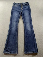 Vigoss Women's Jeans Blue Size 27 Ace Bootcut Button Fly Mid Rise 30.5" Denim