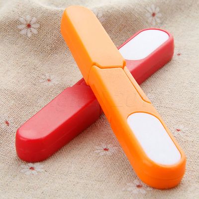 Plastic Mini Handheld Embroidery Sewing Thread Cutter Snips Scissors Craft DIY