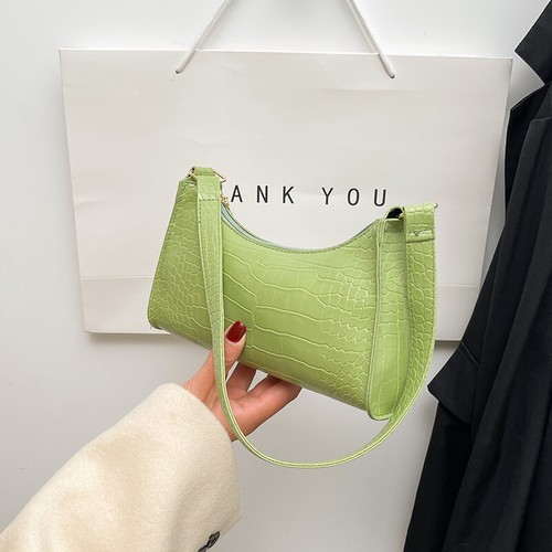 Single Shoulder Bag Simplified Underarm Stick Bag Handbag Women Dinner Bag - Picture 23 of 25