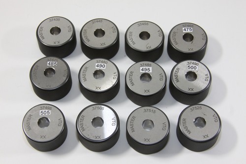 VERMONT GAGE MASTER RING GAGE STEEL XX .37435-.37525 PN 231105310 - Afbeelding 1 van 15