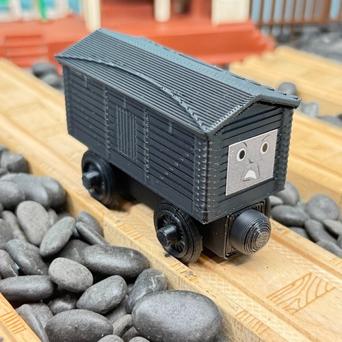 Tren de madera 3 caja de sal tren hecho a medida Thomas Friends Brio elige el color - Imagen 16 de 36