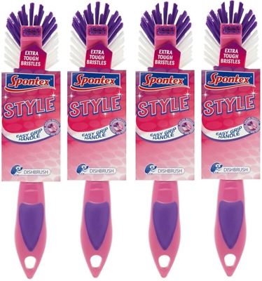 4x Spontex Style kratzfeste Küchenspülbürste
