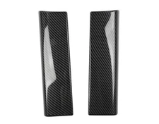 2xGloss Carbon Fiber Print Armrest Panel Cover Trim Fits 20-25 X247 GLB250 GLB35