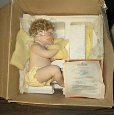 Ashton Drake Galleries Clean As A Whistle Porcelain Doll W/COA  Only Read Desc