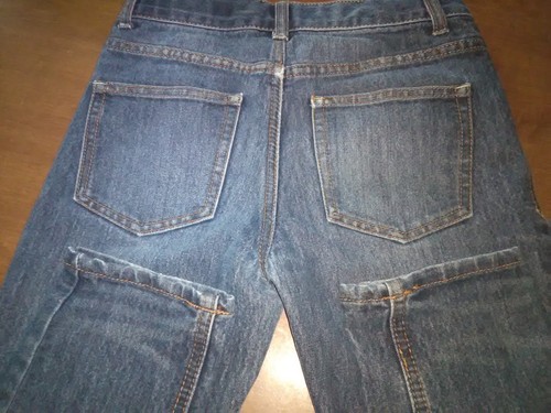 Faded Glory Boys Jeans Size 8 With Adjustable Waist - Picture 3 of 4