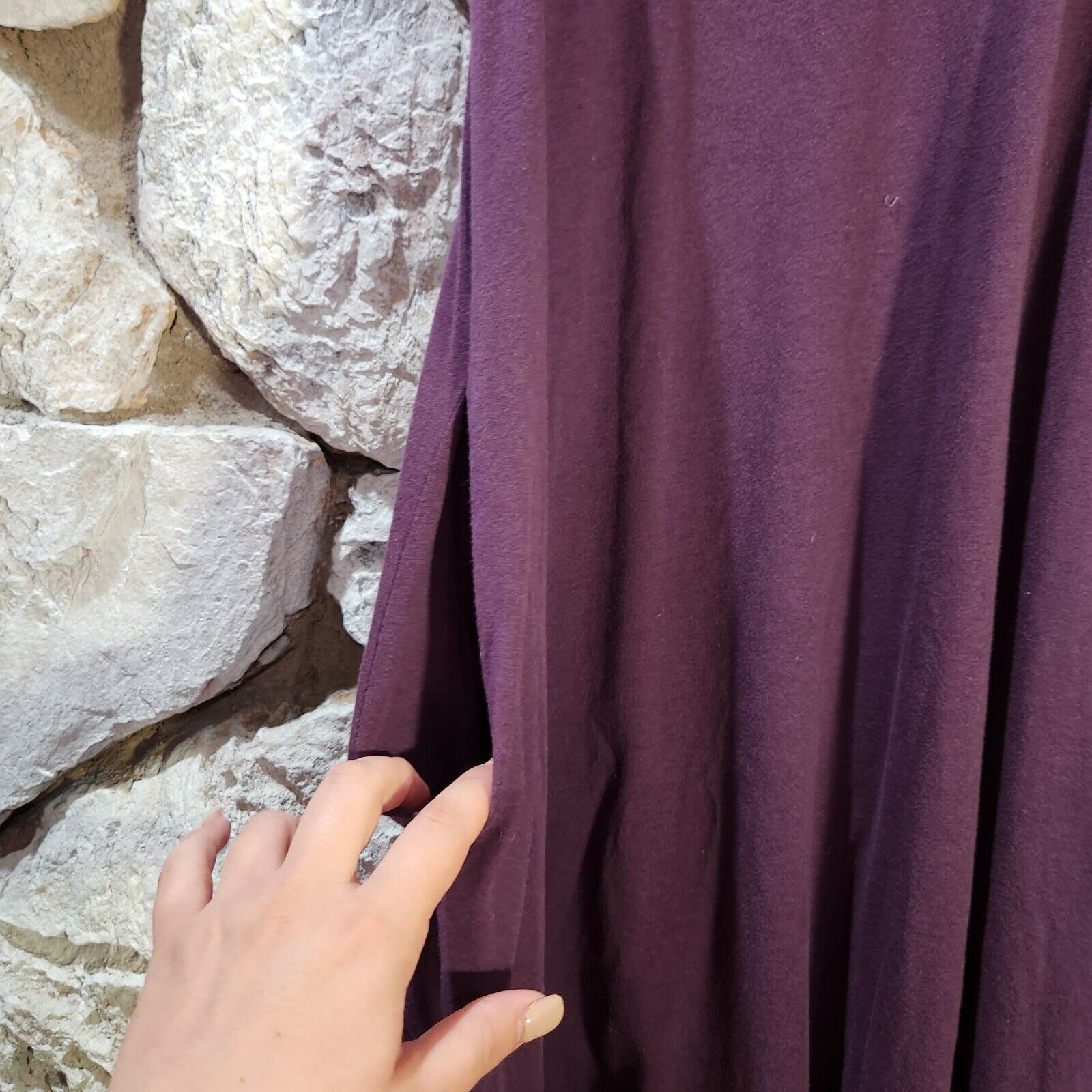 Soft Surroundings Purple Santiago Dress Women's P… - image 3