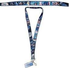 Marvel Captain America Poses Bold Text LANYARD 1in Wide 22in Long NWT