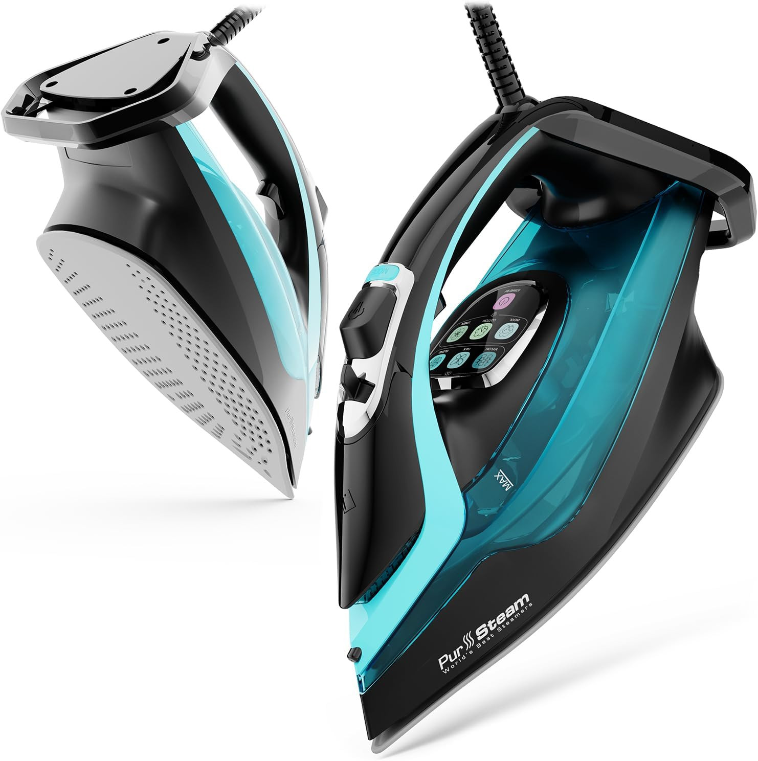 - Digital Control, Ceramic Soleplate, Auto Shut-off