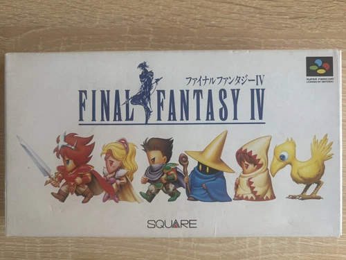 Final Fantasy IV 4 (Super Famicom SNES, 1991) CIB NTSC-J