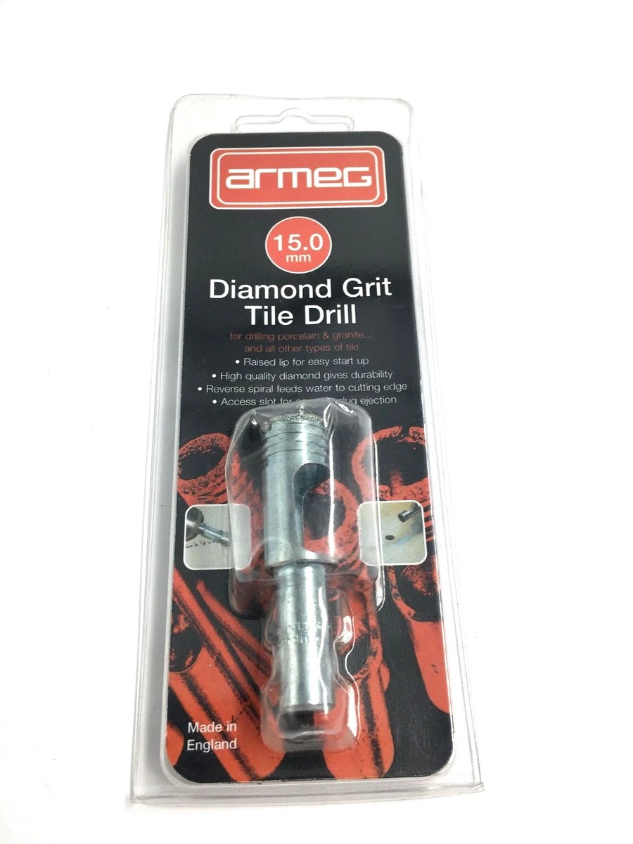 Armeg Diamond Grit Core Tile Drill 15mm DGTD15.0 eBay