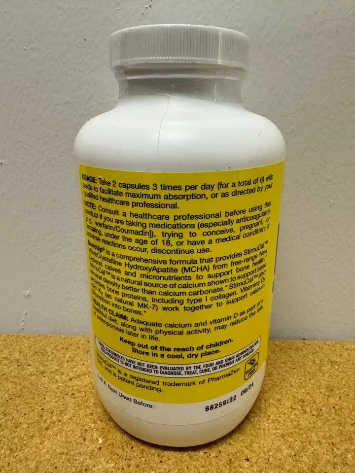 BoneUp 360 Caps. Jarrow Formulas Bone Health Bone Density 9/24 Calcium