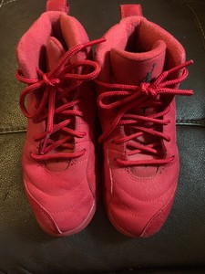 red jordan 12 preschool