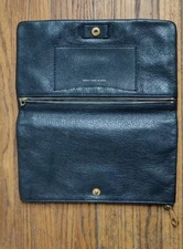 Marc by Marc Jacobs Black Leather Clutch Bag Purse Crossbody