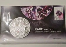 2017 Rare Beauties - Gemstones Medallion/FDC Cover #1862/3500