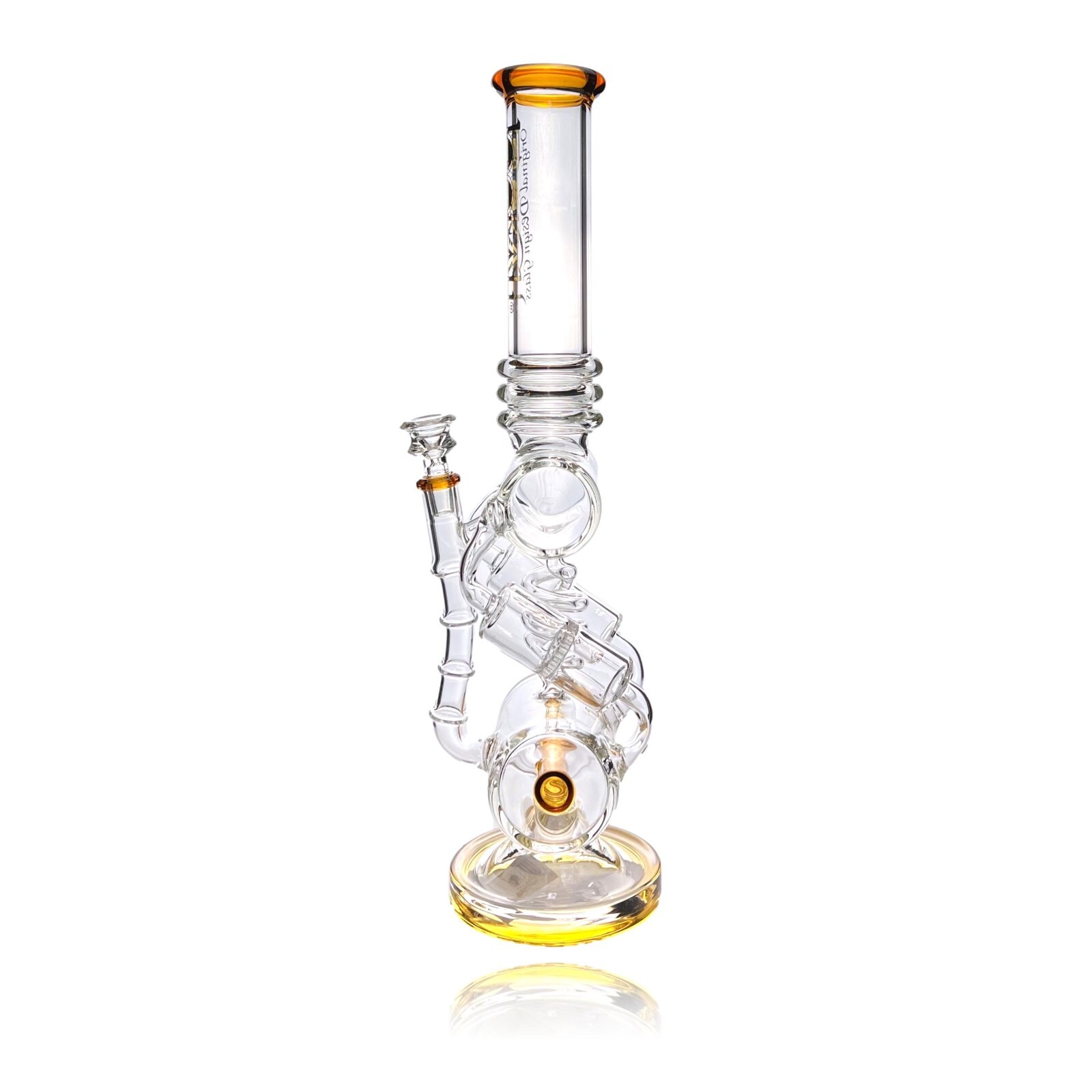 18" Glass Water Pipe Bong eBay