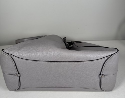 Kate Spade Leather Talia Triple Compartment Shoulder Bag Medium Gray Tote EUC - Picture 22 of 23