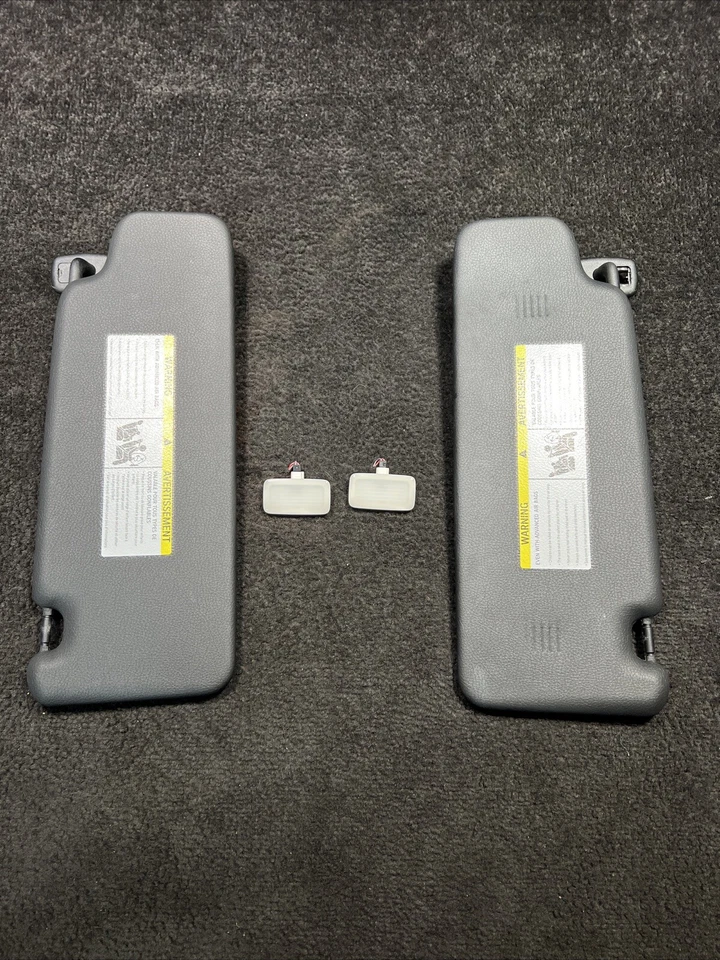 Juego de parasoles BMW X1 2016 con luces OEM negro Foto 2 de 4