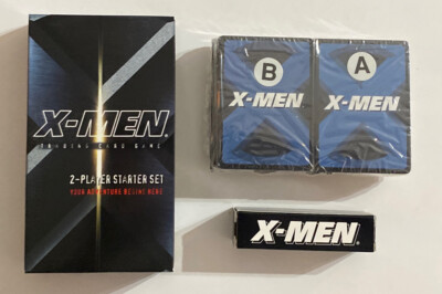 X-Men Trading Card Game 2-Player Starter Set With Dice & Box NEW Marvel CCG TCG