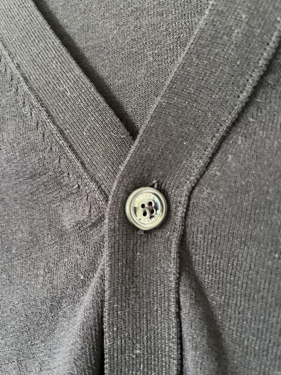 MONCLER MAGLIONE TRICOT CARDIGAN グレー M Moncler Maglione Tricot Cardigan