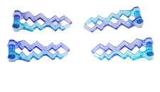 LEGO Star Wars - 4 Machtblitze transparent - hellblau / 59233pb01 NEUWARE