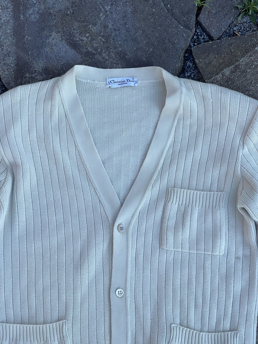90's Christian Dior Vintage Cream Wool Cardigan Sweater | eBay 90's Christian Dior Vintage Cream Wool Cardigan Sweater | eBay