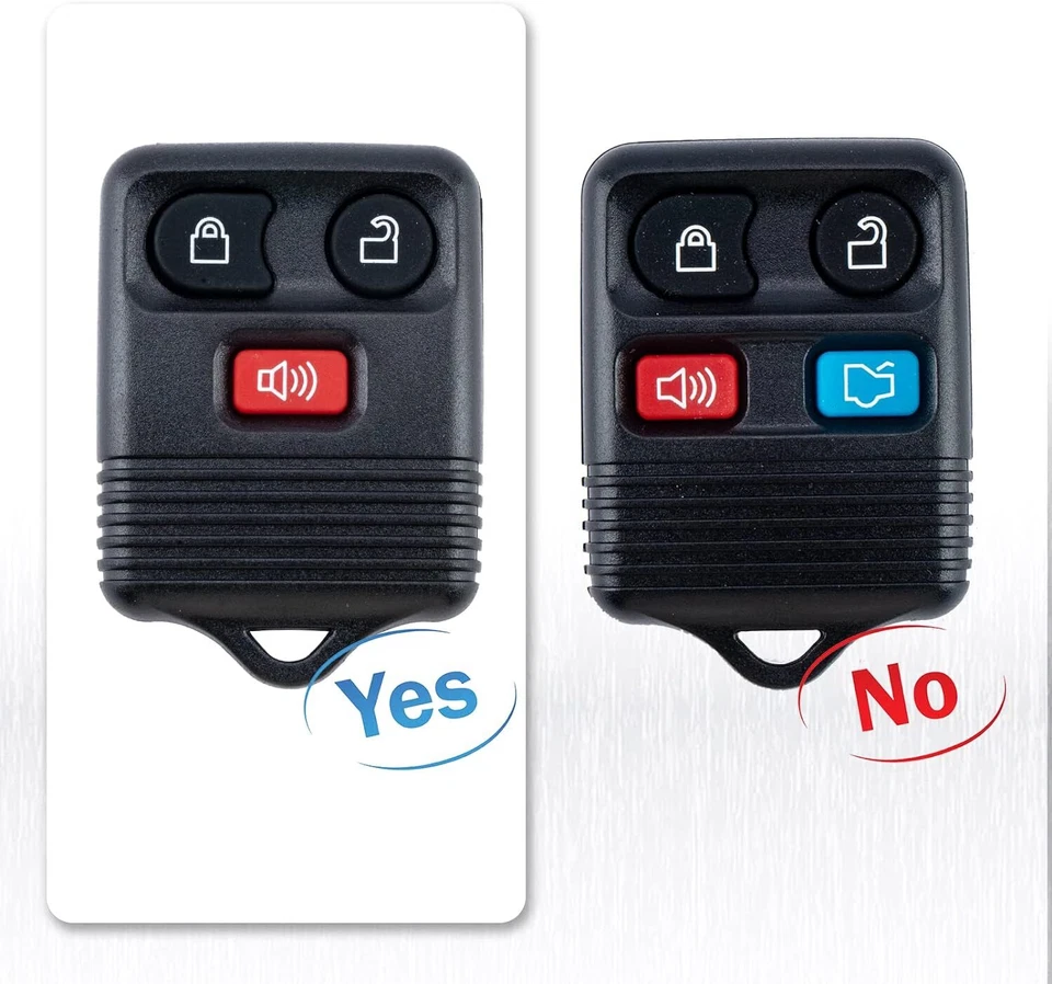 Transmissor fob controle remoto chave carro entrada 2 chaves sem chave para Ford F150 F250 Focus - Imagem 2 de 4