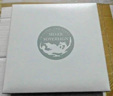 COIN CASE ONLY 5 ENCAPSULATED SILVER SOVEREIGNS