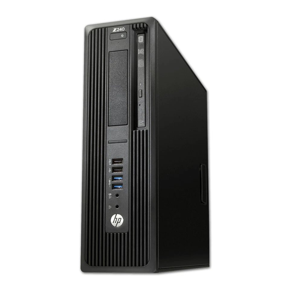 HP Workstation Z240 SFF Core i7-7700 16GB RAM 256GB NVMe SSD 3TB HDD Windows 10 - Image 2 of 4
