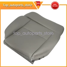 Driver Bottom Seat Cover for 2004 2005 2006 2007 08 Ford F150 Vinyl Leather Gray