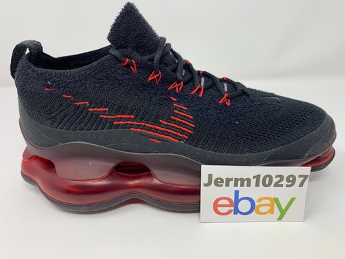 New Nike Air Max Scorpion FK Men's Size 11.5 Black University Red #DJ4701 004 - Picture 2 of 10