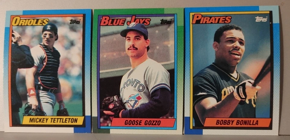 1990 Topps base cards 201-400 Pick from drop down list - Image 2 of 2
