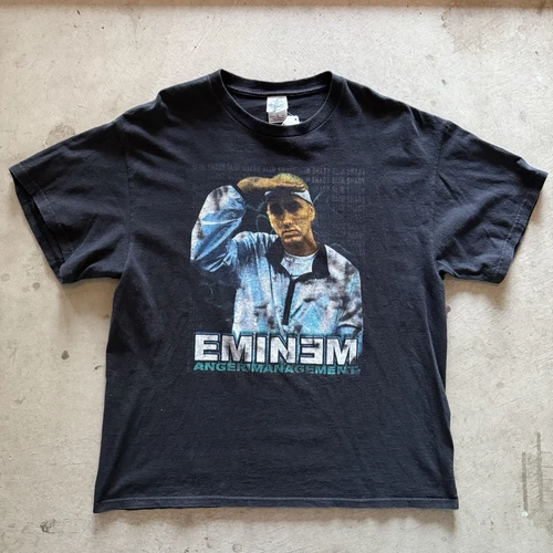 Early Eminem Slim Shady Anger Management Tour 2000s vintage concert t-shirt, vintage, size XL, single stitch, B+ condition