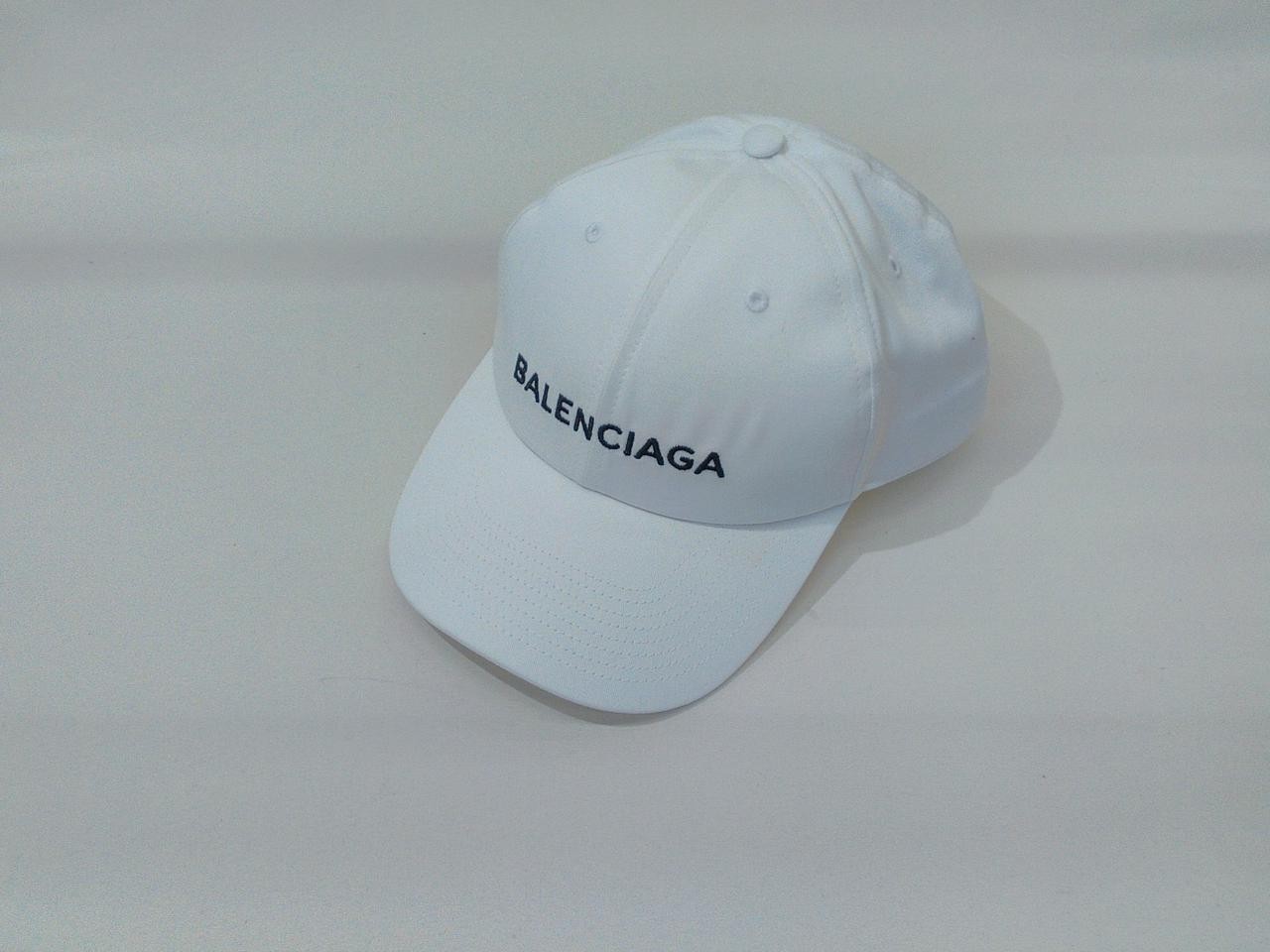 Balenciaga 452245 352B4 White Logo Cap