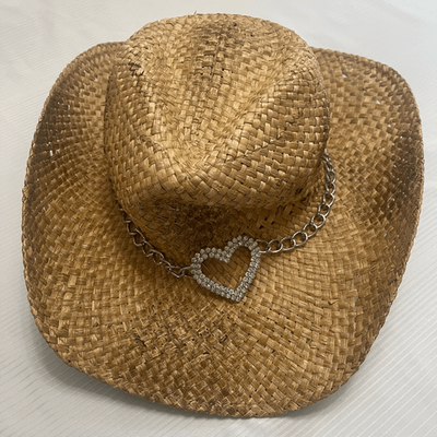 Peter Grimm Cowgirl Rhinestone Heart Hat One Size | eBay