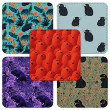 COASTER DRINKING PLACEMAT MAT|CUTE MOLE PUP MAMMAL MAMMAL PATTERN #A2