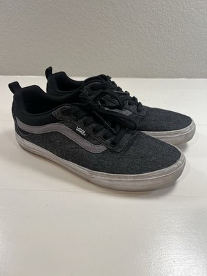Vans Kyle Walker Pro Skate Shoes Mens Size 9 Black Grey Wafflecup UltraCush Low