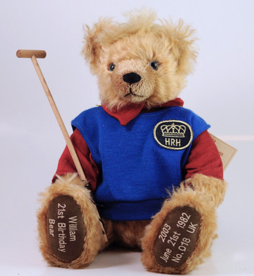 Hermann Spielwaren*HRH Prinz William*Teddybär LE 018/500 limitierte Auflage