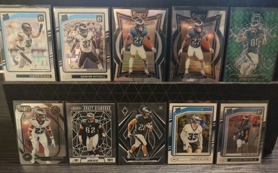 10 Card Eagles Team Lot- Quinyon Mitchell Die Cut