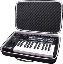LTGEM EVA Hard Case for M-Audio Oxygen Pro 25 – 25 Key USB MIDI Keyboard Control