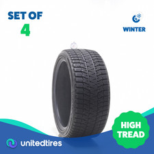 Set Of 4 Used 24540r18 Bridgestone Blizzak Ws90 Studless 97h - 8-1032 Set Of 4 Used 24540r18 Bridgestone Blizzak Ws90 Studless 97h - 8-1032
