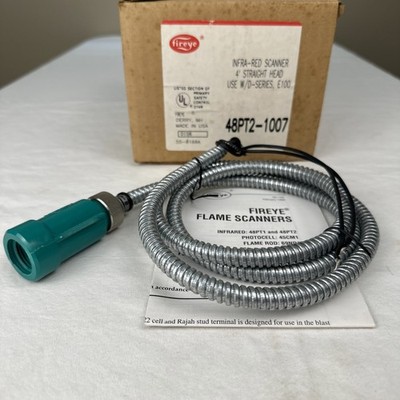 Fireye 48PT2-1007 Infra-Red IR Scanner 4' Straight Head for D-Series E100 NEW
