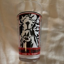 Belmont Stakes 2004 June 5 Collectible Beer Glass Horse Racing Commemorative