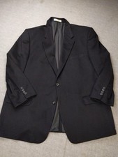 John W Nordstrom Blazer Mens 46 Long Black Loro Piana Cashmere Sport Coat Jacket