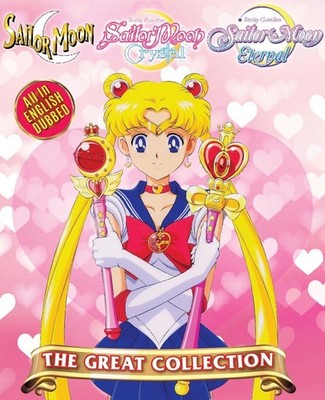 Anime Sailor Moon (Season 1-5 + Crystal + 3 Movie + Eternal 1&2) - English DVD